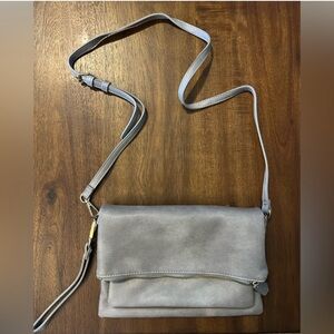 Urban Expressions Light Gray Crossbody Bag